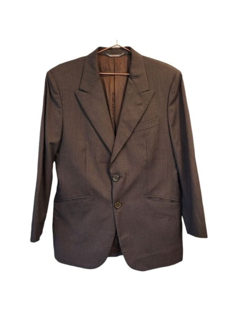 Dolce & Gabbana | Bergdorf Goodman Wool Pinstripe Button Front Blazer Jacket